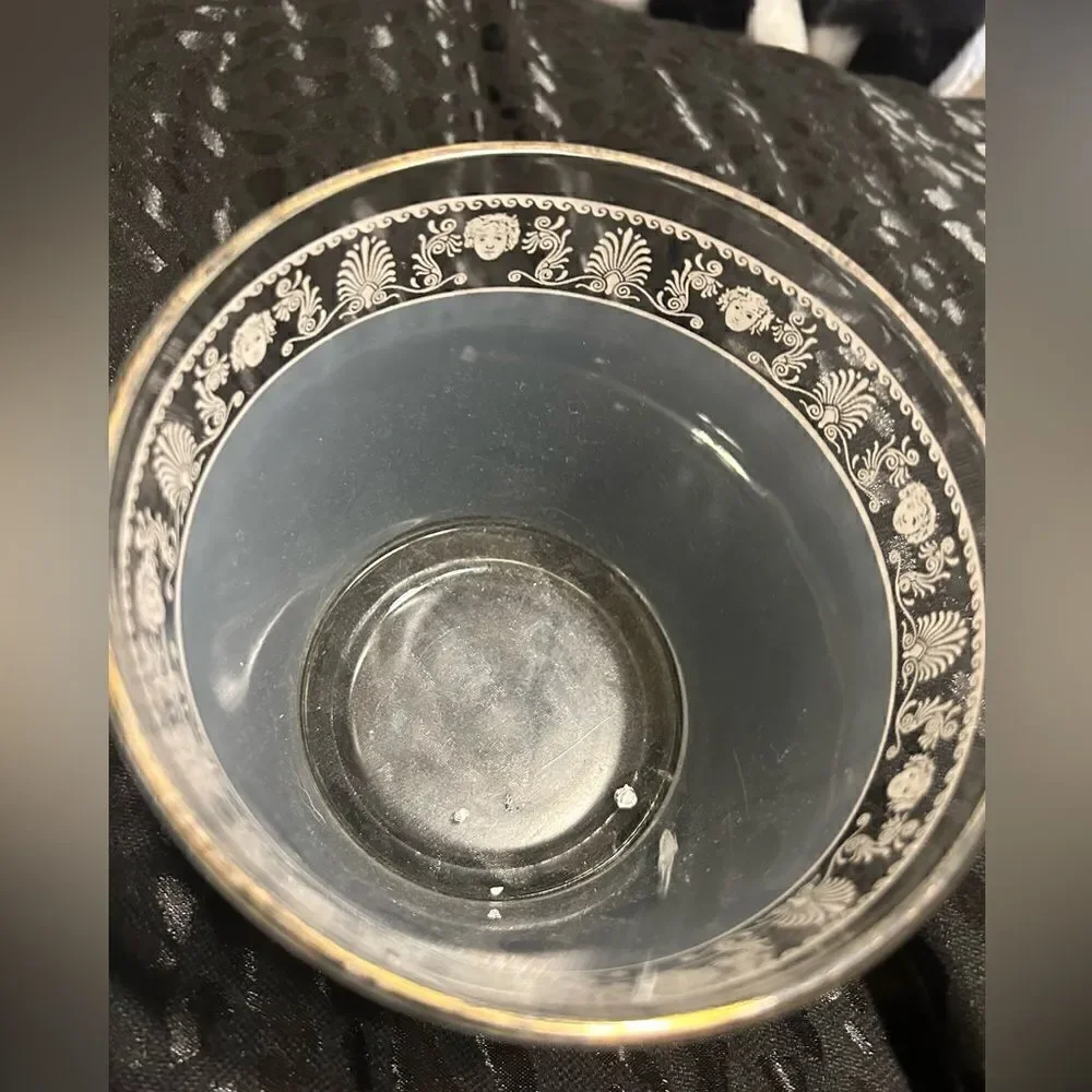 Rare Find Jeanette Glass Wedge wood Roman glass and Ice-bucket